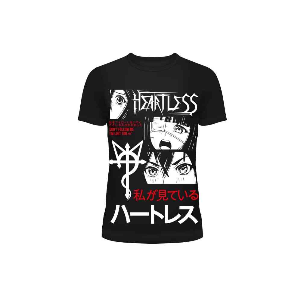 Heartless - I'M LOST Dames T-shirt - Zwart